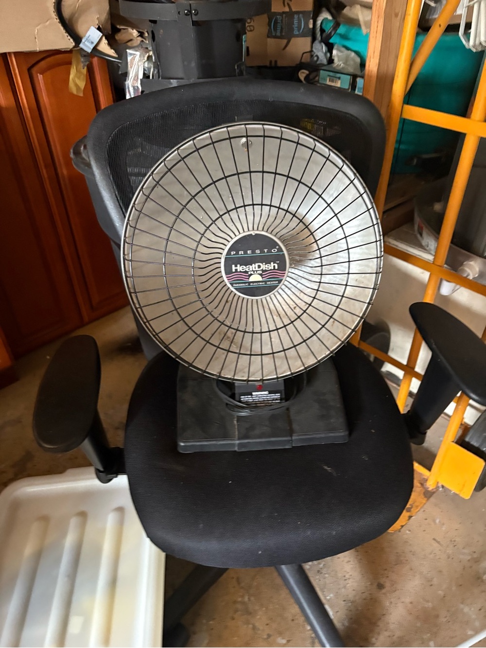 HeatDish Portable Electric Heater - Black